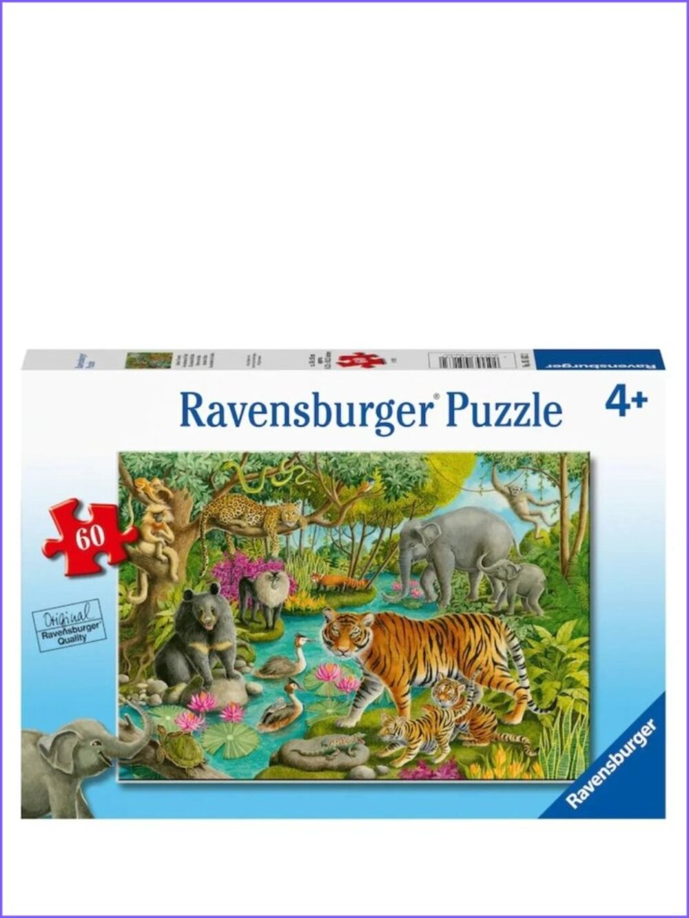 Ravensburger- 60 Piece Puzzle - Animals of India New In Box